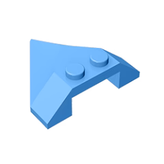 GOBRICKS GDS-1076 Wedge 4 x 4 Pointed - YWOBB