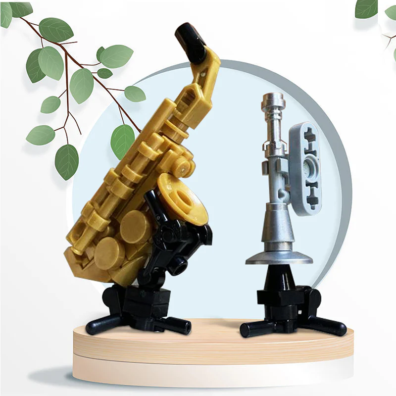 GOBRICKS MOC 128041 Saxophone and Trumpet - YWOBB
