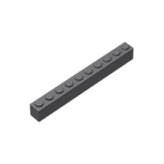 GOBRICKS GDS-537 Brick 1 x 10 - YWOBB