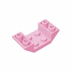 GOBRICKS GDS-683 Inverted 45 4 x 2 Double with 2 x 2 Cutout - YWOBB