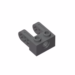 GOBRICKS GDS-1073 Brick 1 x 2 with Hole and Dual Liftarm Extensions - YWOBB