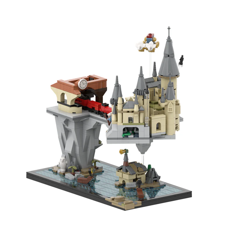 GOBRICKS MOC A0665 Harry Potter - Hogwarts Magic Castle - YWOBB