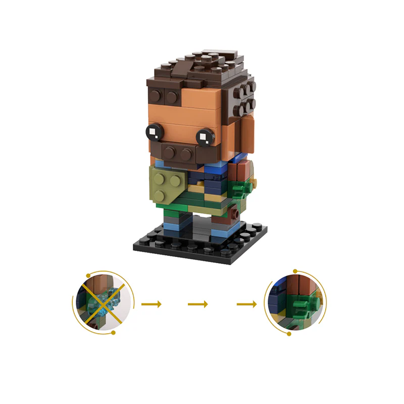 GOBRICKS MOC 137713 VALORANT Harbor Brickheadz - YWOBB