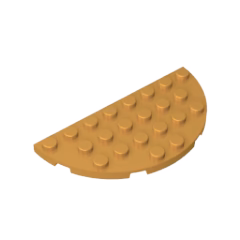 GOBRICKS GDS-706  Round Half 4 x 8 - YWOBB
