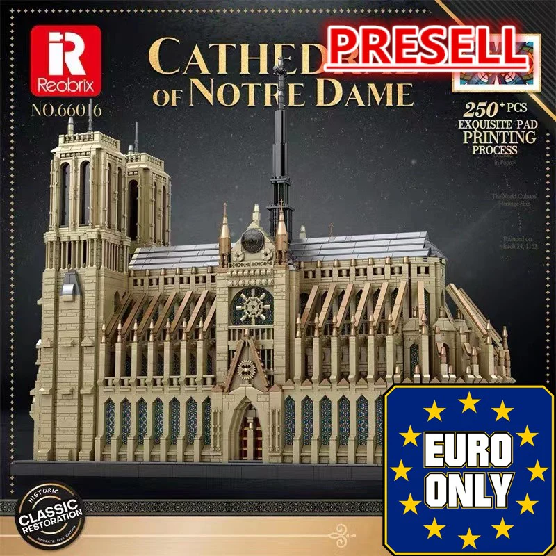 Reobrix 66016 Cathedral of Notre-Dame OVP EU Warehouse Version - YWOBB