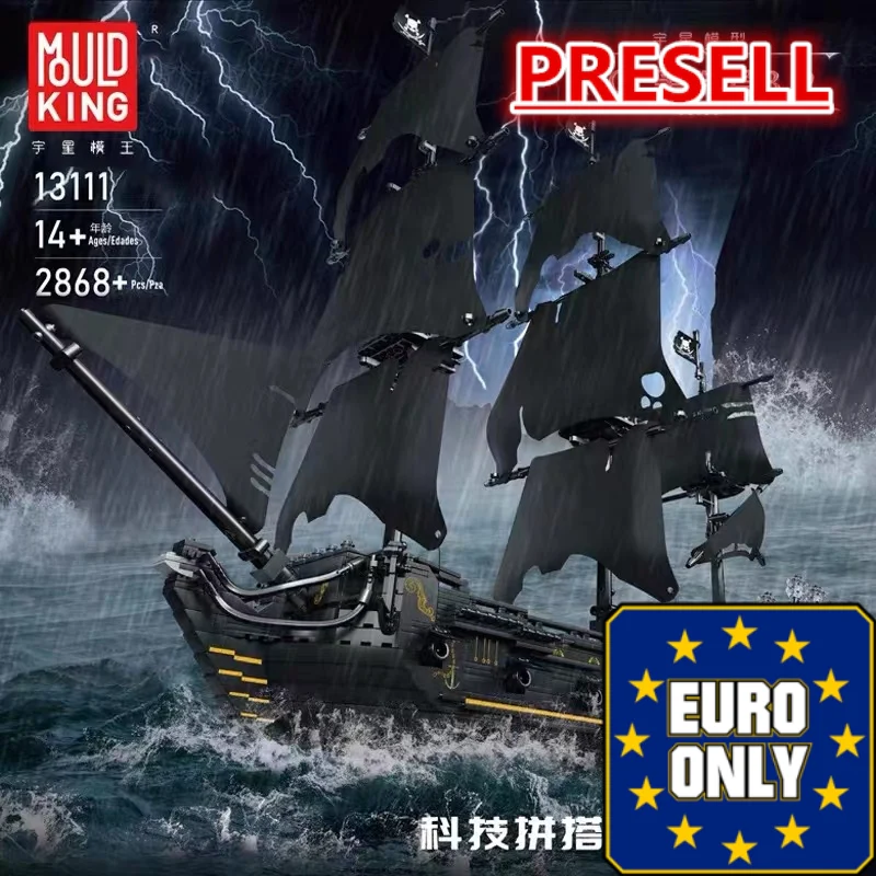 Mould King 13111 Black Pearl OVP EU Warehouse Version - YWOBB
