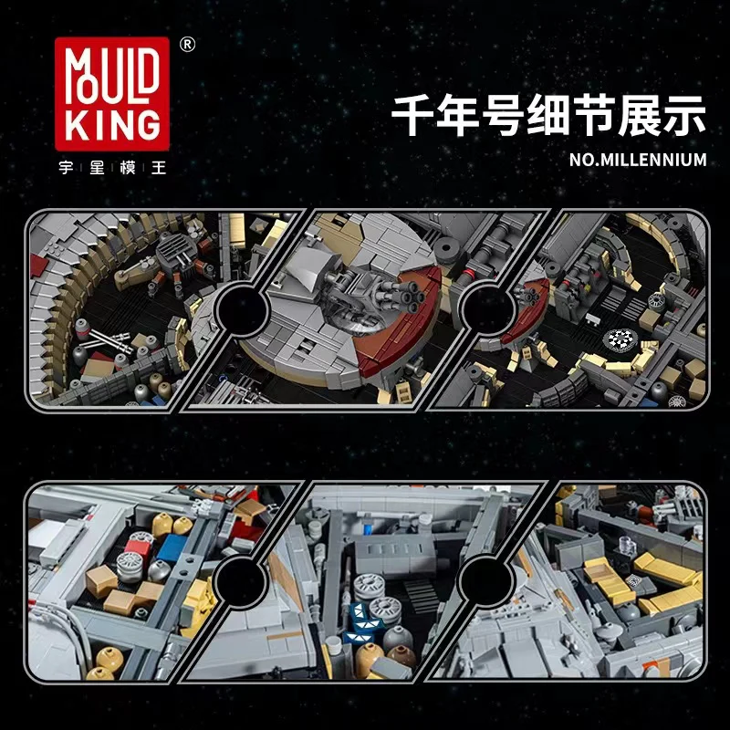 Mould King 21026 Millennium Falcon ROTJ (Mark II) OVP EU Warehouse Version - YWOBB