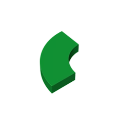 GOBRICKS GDS-1277 Round Corner 2 x 2 Macaroni - YWOBB