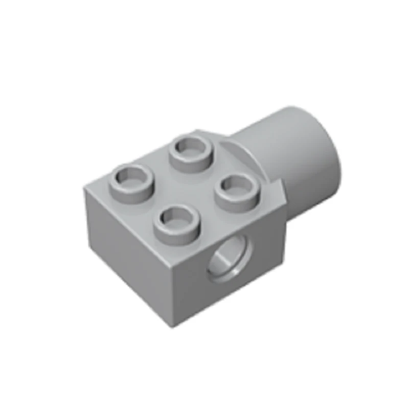 GOBRICKS GDS-1087 Brick Modified 2 x 2 with Pin Hole, Rotation Joint Socket - YWOBB