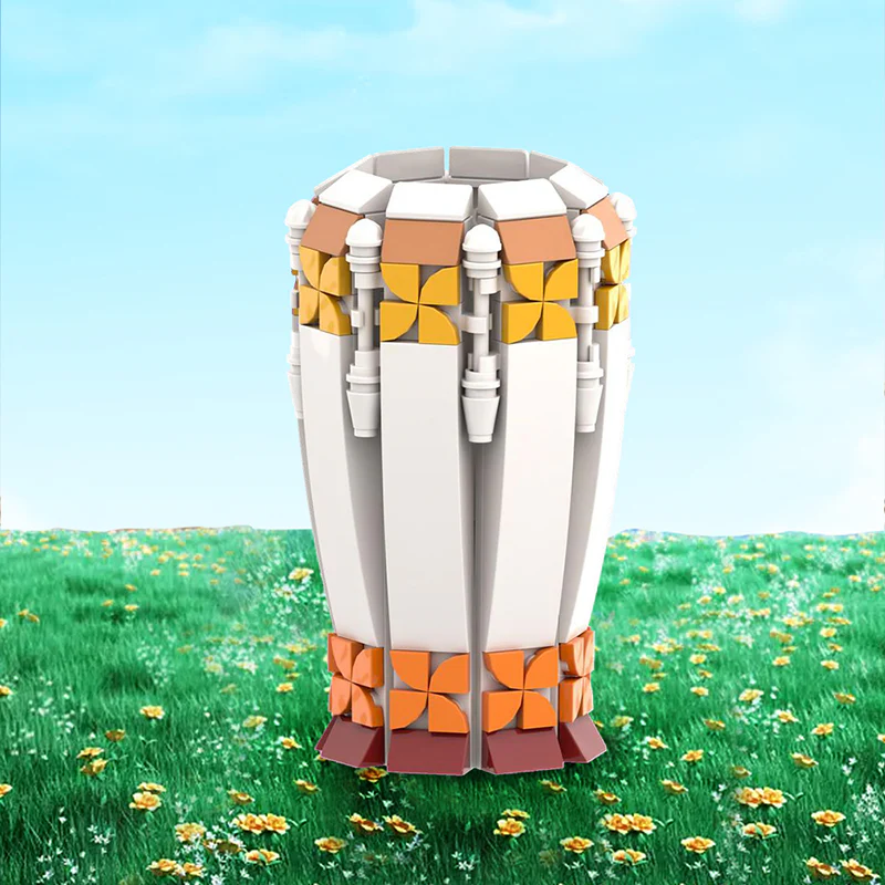 GOBRICKS MOC 137002 Vase for Sunflowers - YWOBB