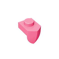 GOBRICKS GDS-869 Modified 1 x 1 with Tooth Vertical - YWOBB