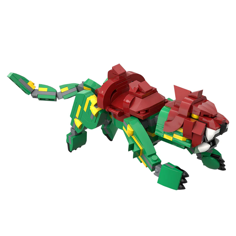 GOBRICKS MOC 18002 Masters of The Universe (He-Man) Battle Cat & Panthor - YWOBB