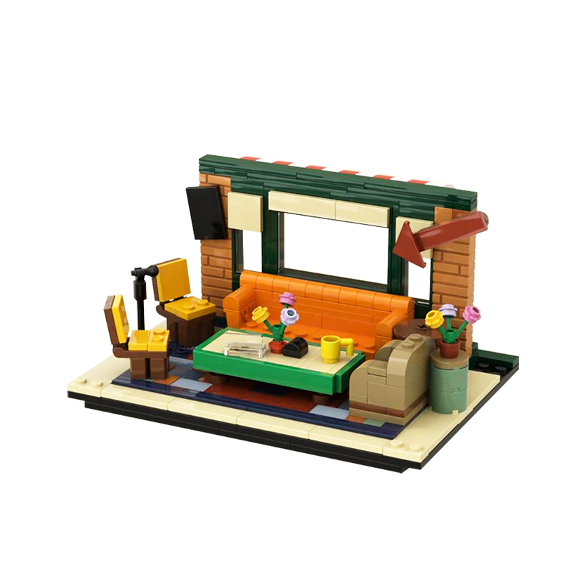 GOBRICKS MOC 138270 FRIENDS - Smaller display - YWOBB