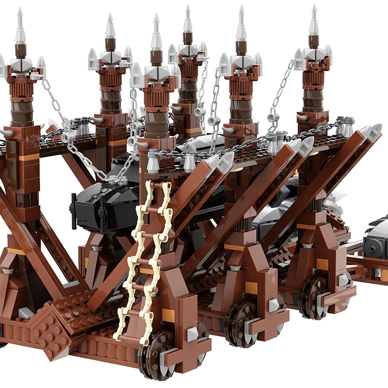 GOBRICKS MOC 135811 Battering ram-Grond - YWOBB
