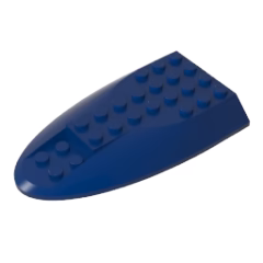 GOBRICKS GDS-1586 Aircraft Fuselage Aft Section Curved Top 6 x 10 - YWOBB