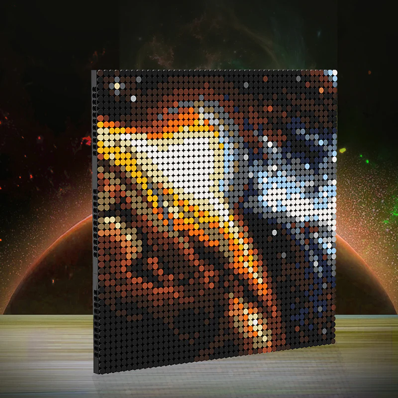 GOBRICKS MOC 59995 Space Canvas - YWOBB