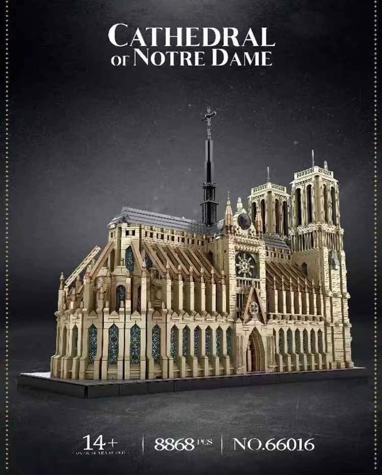 Reobrix 66016 Cathedral of Notre-Dame OVP EU Warehouse Version - YWOBB