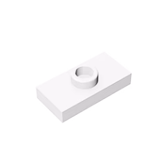 GOBRICKS GDS-803  Modified 1 x 2 with 1 Stud with Groove and Bottom Stud Holder - YWOBB