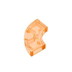 GOBRICKS GDS-1277 Round Corner 2 x 2 Macaroni - YWOBB