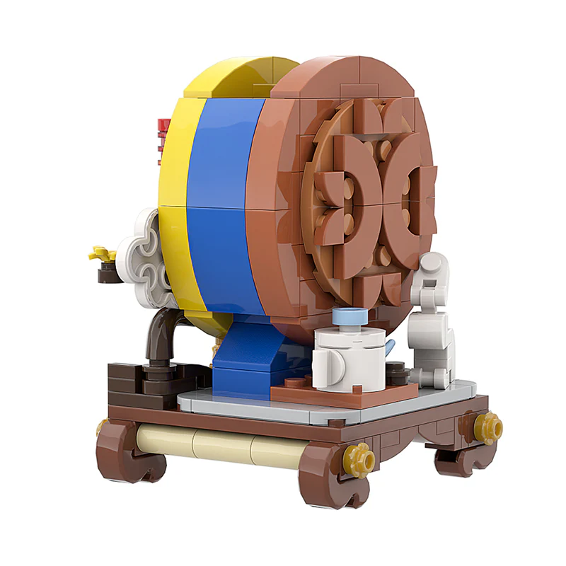 GOBRICKS MOC A0167 moon full moon - YWOBB
