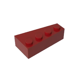 GOBRICKS GDS-592 Wedge 4 x 2 Left - YWOBB