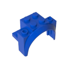 GOBRICKS GDS-2021 Vehicle Mudguard 4 x 2 1/2 x 2 1/3 with Arch Round - YWOBB