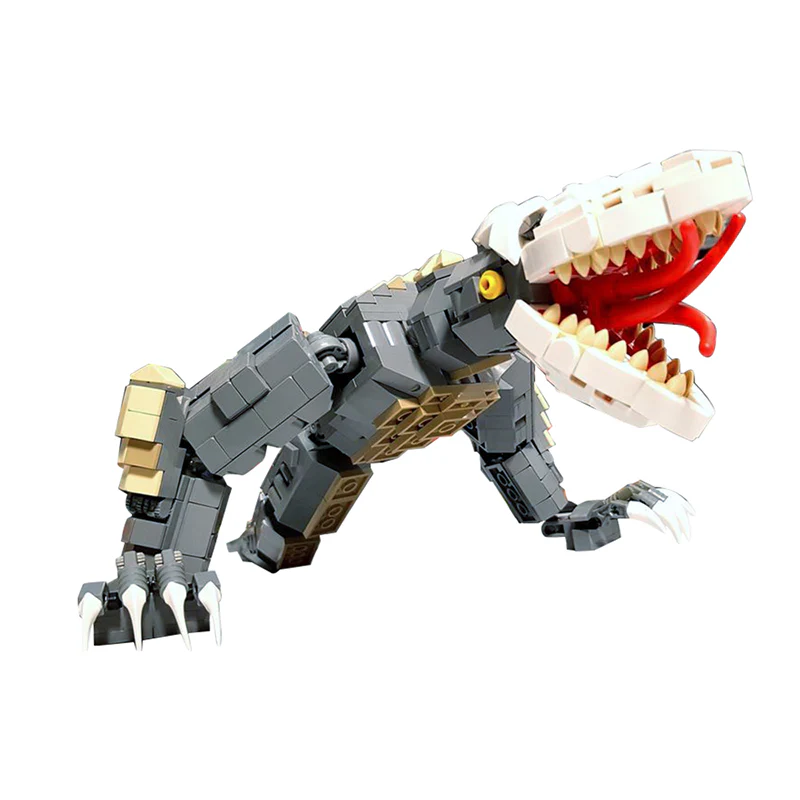 GOBRICKS MOC 125063 Kaiju Skull Crawler - YWOBB