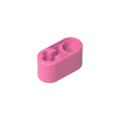 GOBRICKS GDS-669 Liftarm Thick 1 x 2 - Axle Hole - YWOBB