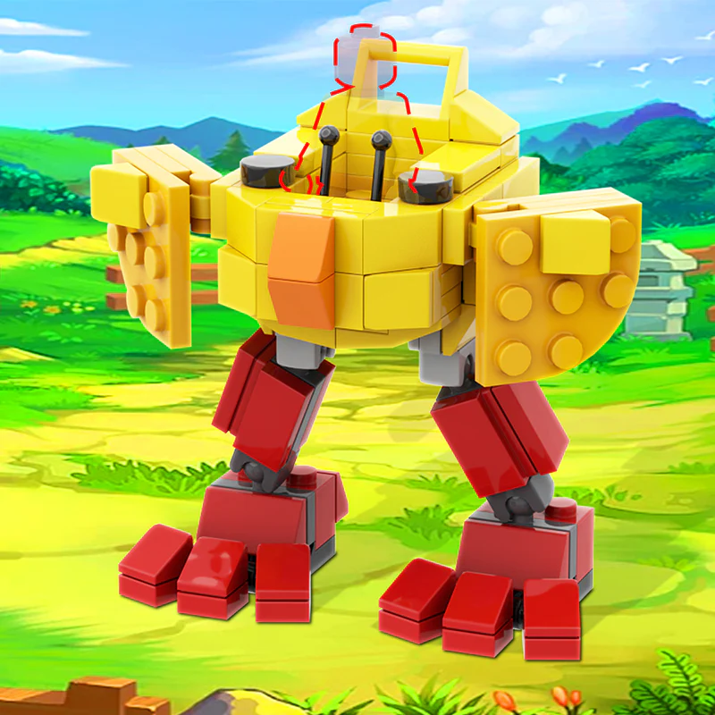 GOBRICKS MOC 143820 Easter Chick Mech - YWOBB