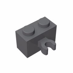 GOBRICKS GDS-651 Modified 1 x 2 with Open O Clip Thick - YWOBB