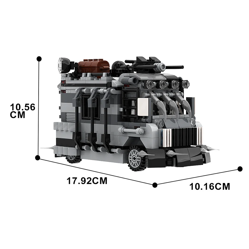 GOBRICKS MOC 2827 Anti zombie van - YWOBB