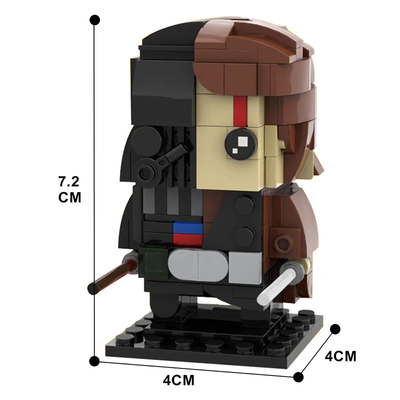 GOBRICKS MOC 40622 Vader / Anakin Skywalker Brickheadz - YWOBB