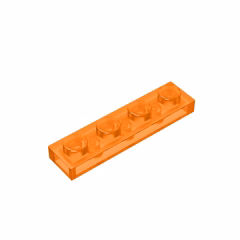 GOBRICKS GDS-504 Plate 1 x 4 - YWOBB