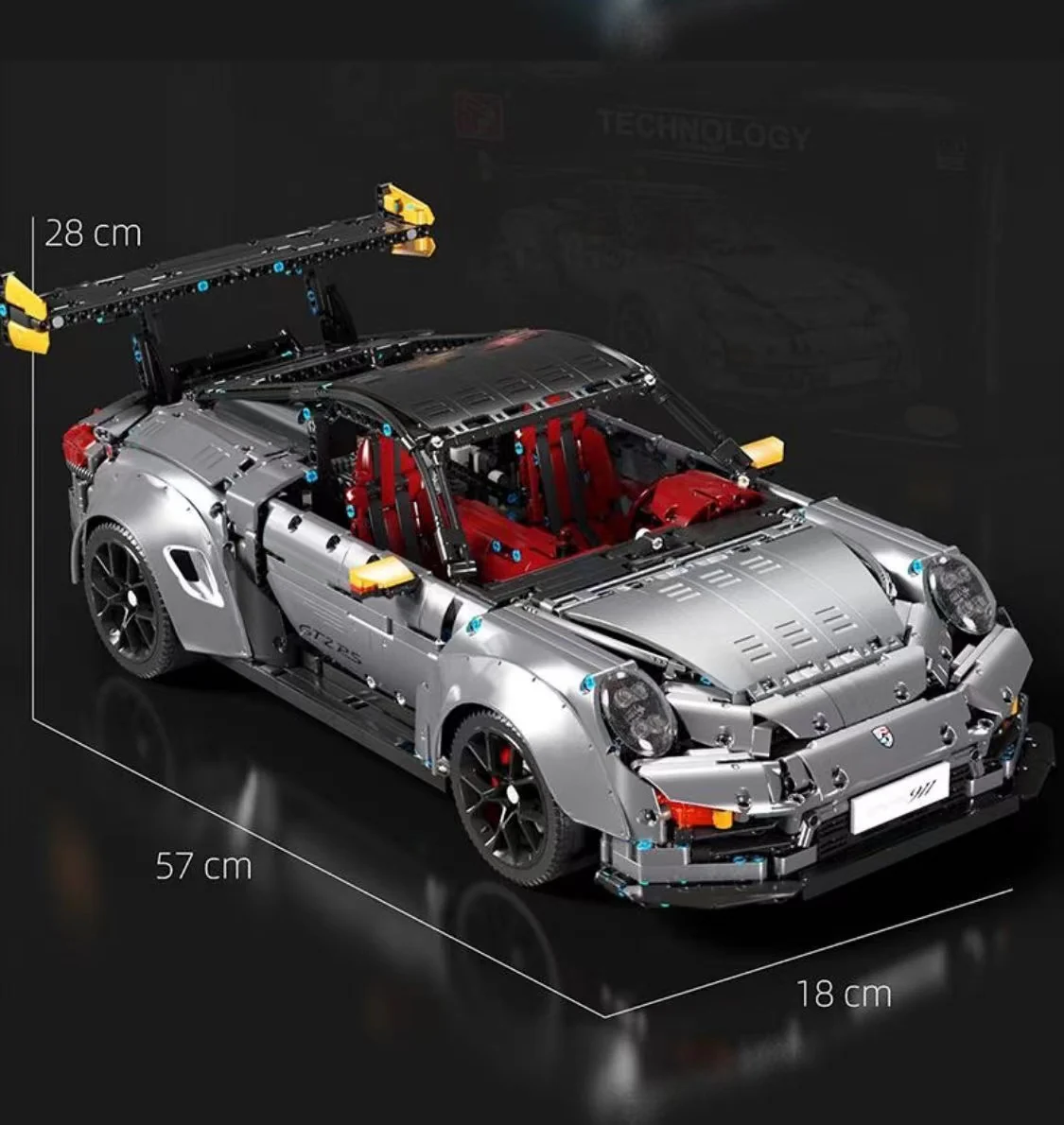 Customized 10560A 1:8 Porsche 911 GT2 RS - YWOBB