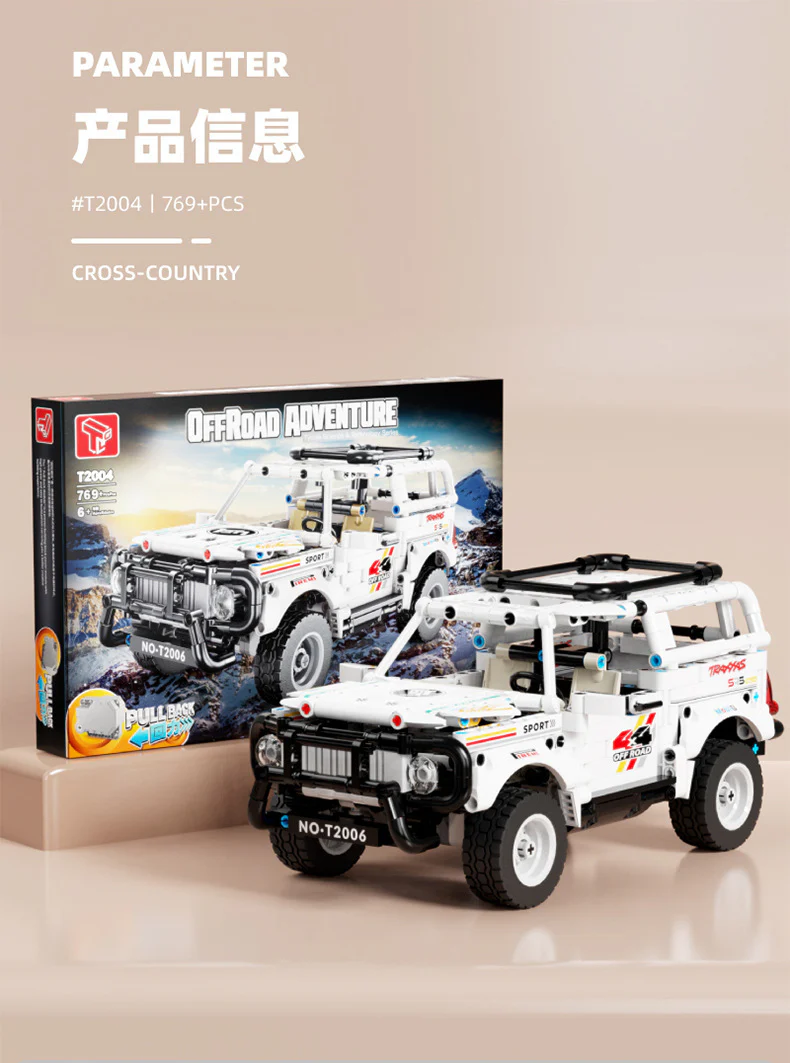 TGL T2001-2005 Pull Back Jeeps - YWOBB