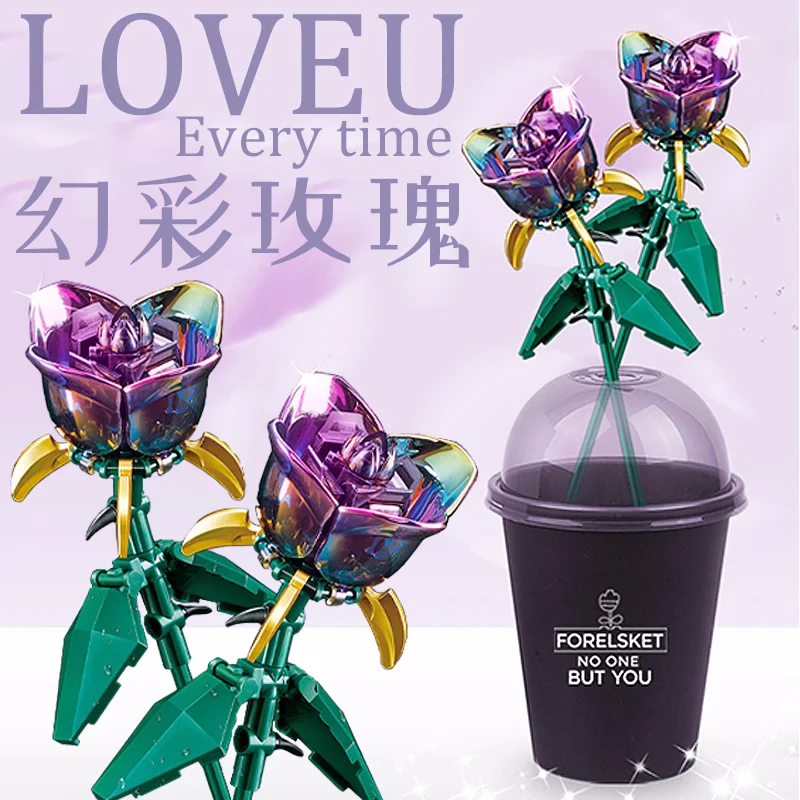 DECOOL 52034 FlowerArt Studio with Cup - YWOBB