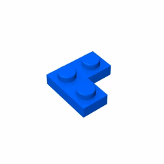 GOBRICKS GDS-585 Plate 2 x 2 Corner - YWOBB
