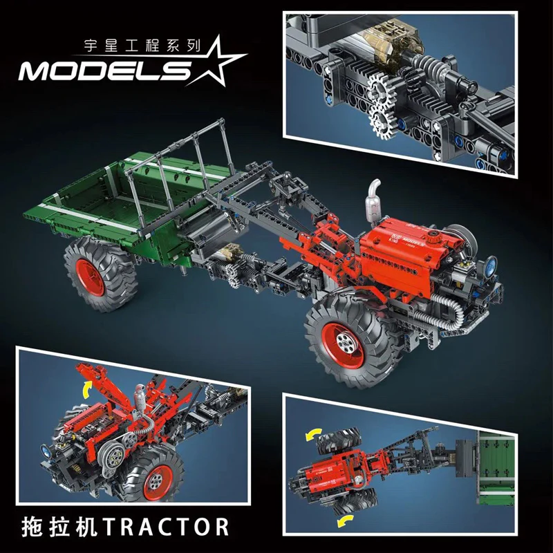 Mould King 17005 Tractor - YWOBB