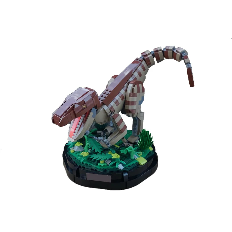 GOBRICKS MOC 175051 Velociraptor Statue - YWOBB