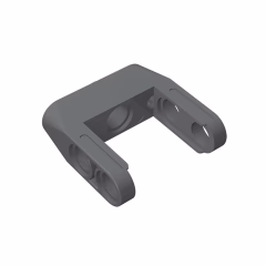 GOBRICKS GDS-1030 Pin Connector Toggle Joint Smooth Double with Axle and Pin Holes - YWOBB