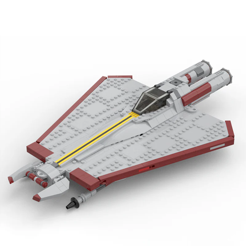 GOBRICKS MOC 47427 Republic Striker-Class Starfighter - YWOBB