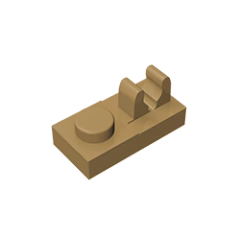 GOBRICKS GDS-819 Modified 1 x 2 with Clip on Top - YWOBB