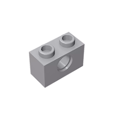GOBRICKS GDS-623  Brick 1 x 2 with Hole - YWOBB