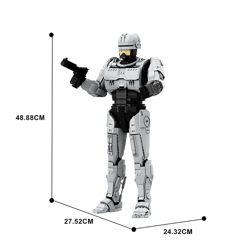 GOBRICKS MOC A0821Y01 RoboCop (Big Money) - RoboCop - YWOBB