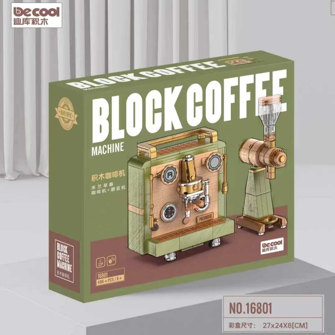 DECOOL 16801 Milan Espresso Machine - YWOBB
