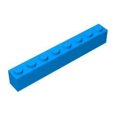 GOBRICKS GDS-536 Brick 1 x 8 - YWOBB