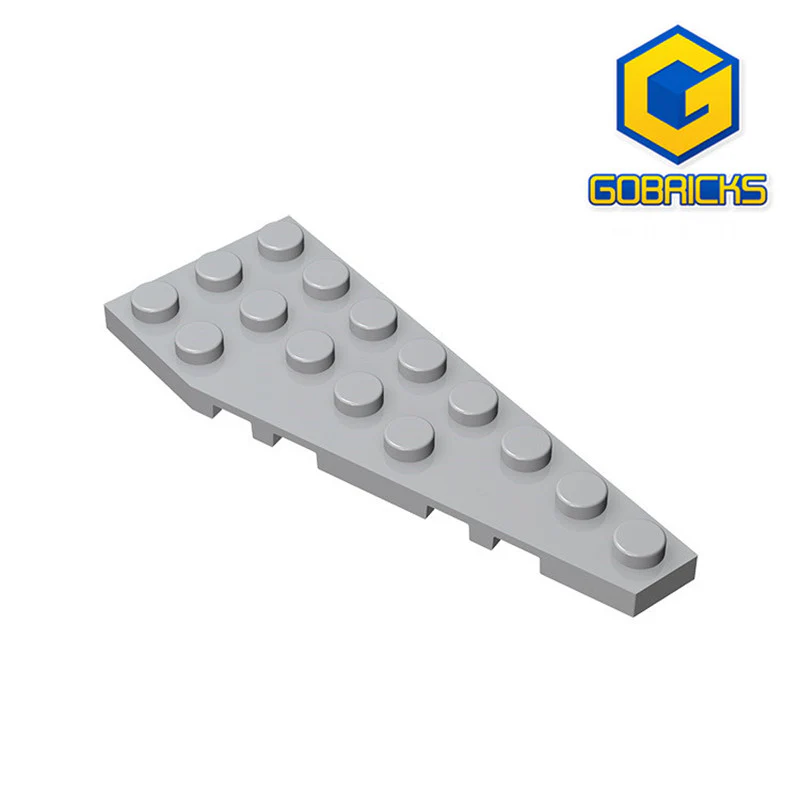 GOBRICKS GDS-553  Plate 8 x 3 Right - YWOBB