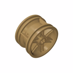 GOBRICKS GDS-1231 Wheel 30.4mm D. x 20mm with No Pin Holes and Reinforced Rim - YWOBB