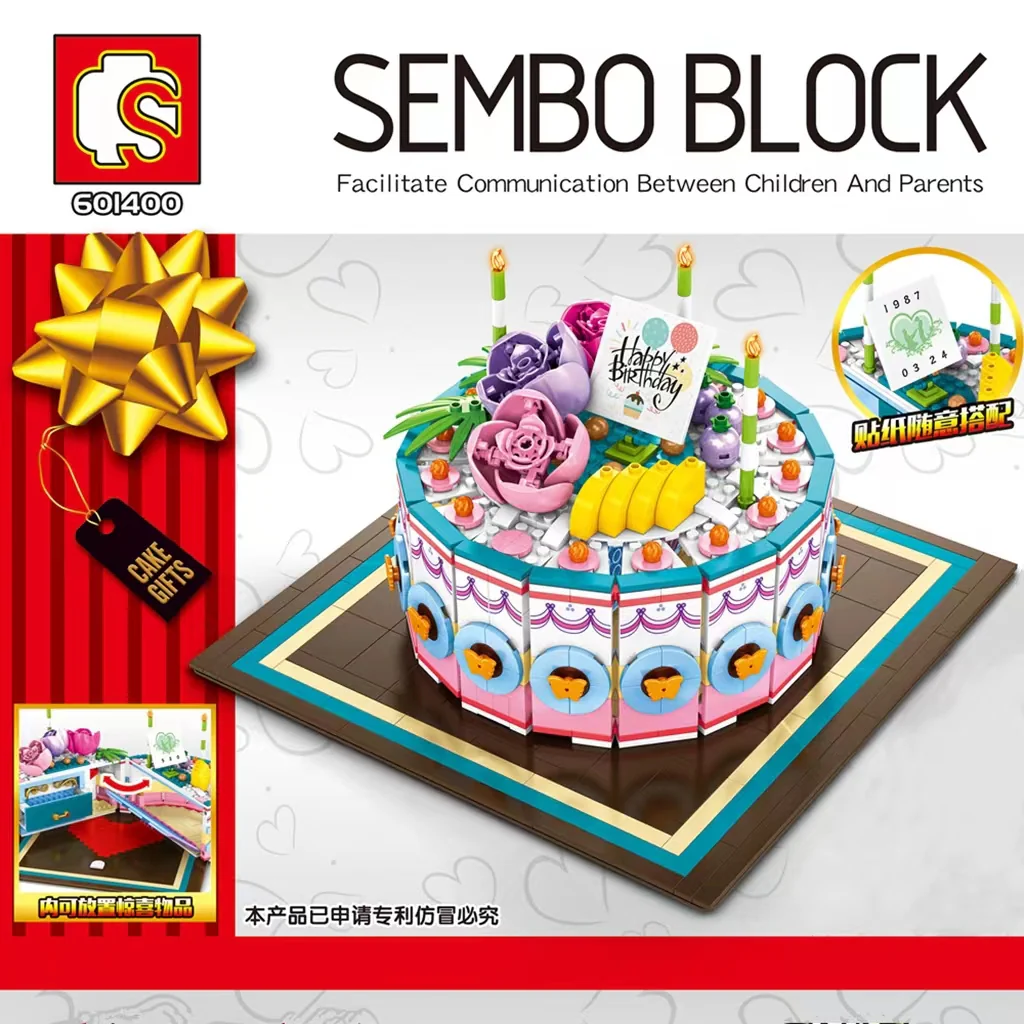 SEMBO 601400 Birthday Cake - YWOBB