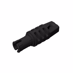 GOBRICKS GDS-1143 Hinge Cylinder 1 x 3 Locking with 1 Finger and Pin with Round Hole and Friction Ridges on Ends - YWOBB